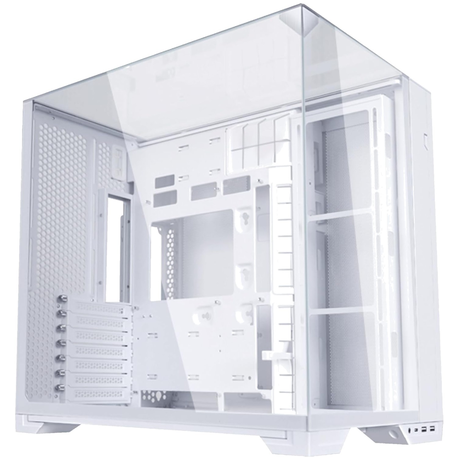 O11Vision White Steel ATX Mid Tower Case