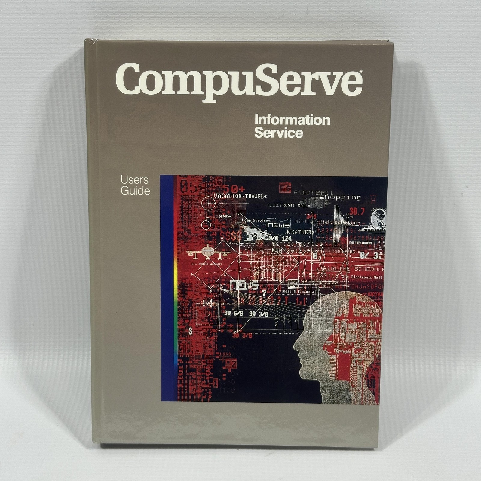 CompuServe Information Service Users Guide Manual Spiral Vintage 1986 CS-597