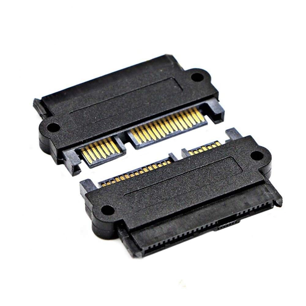 Wixine 2Pcs Main Board Small Port SAS Hard Disk Adapter SFF-8482 to SATA 22 Pin