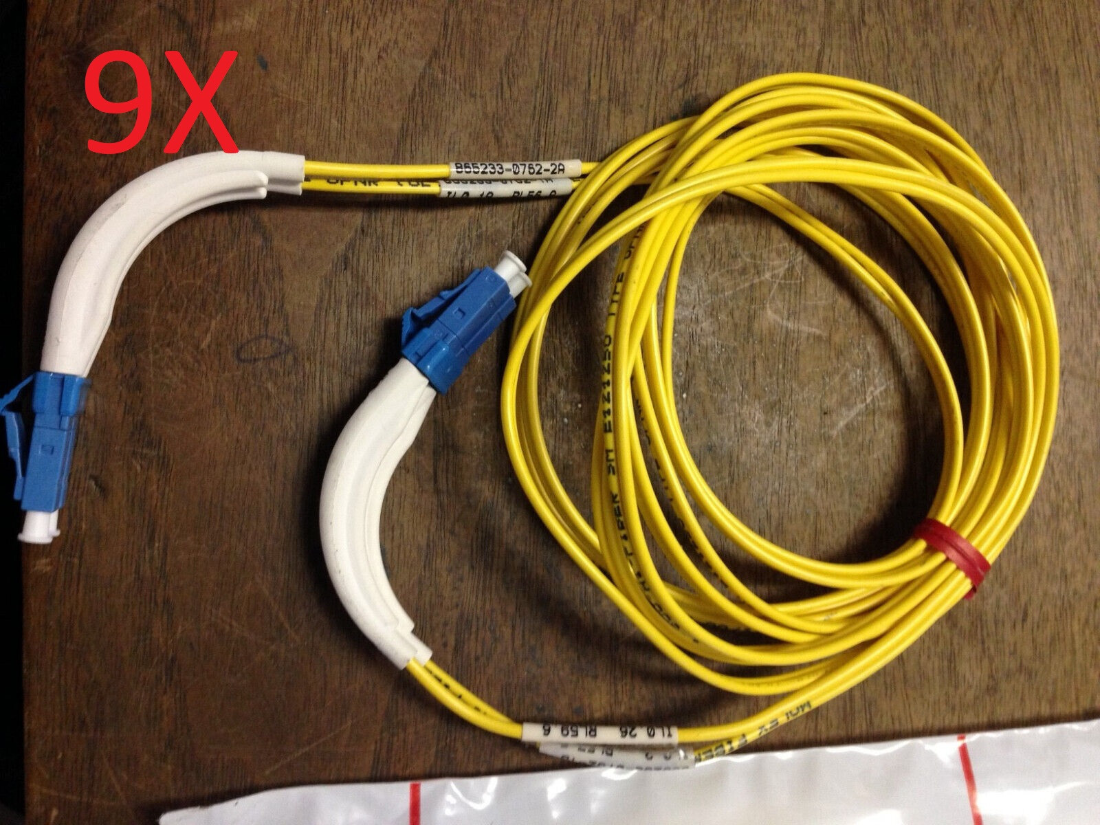 9X New MOLEX MXDBC-LFD-LFD-M003 SM LC-LC DUPLEX Jumper Fiber Optic Cable 9 Feet