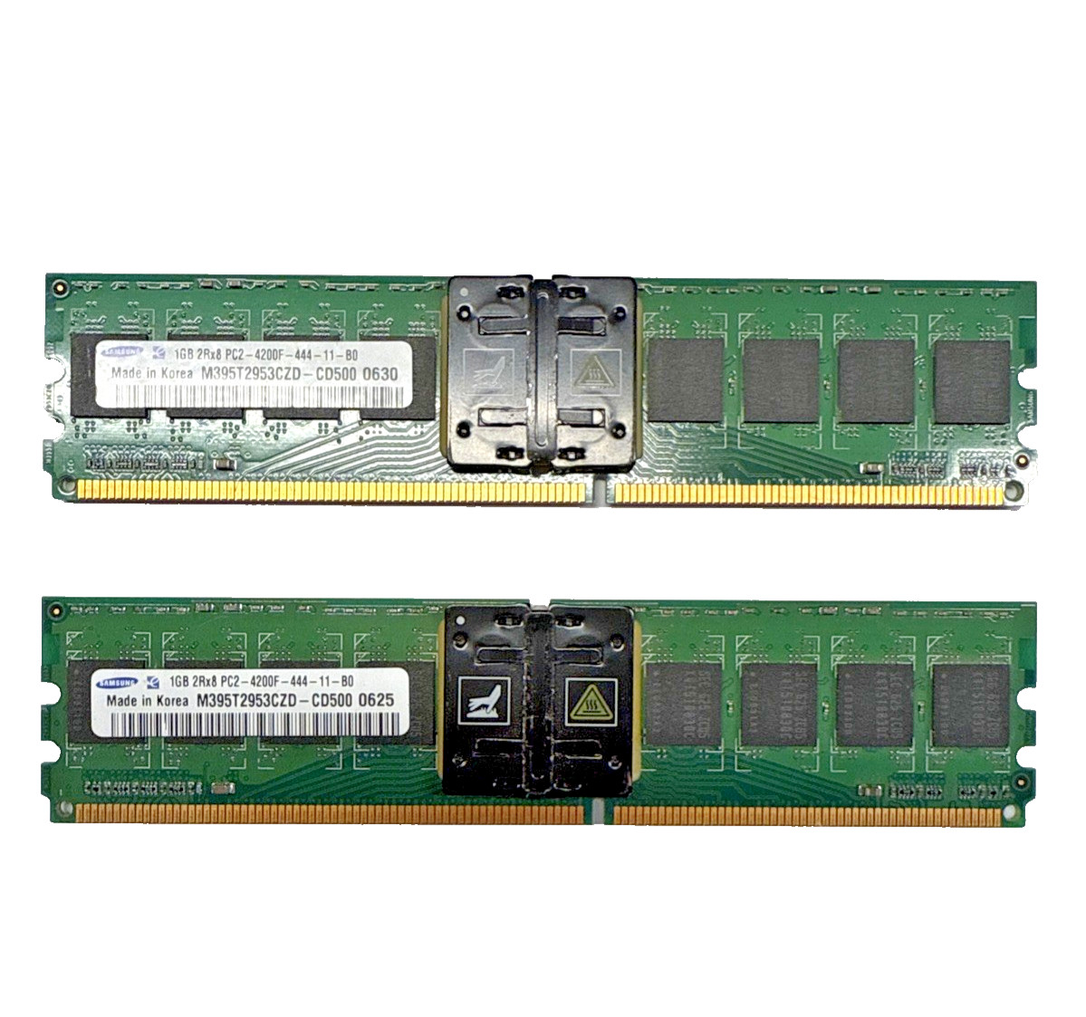 Samsung M395T2953CZD-CD500 1GB DDR2 PC2-4200F FB-DIMM RAM Pair