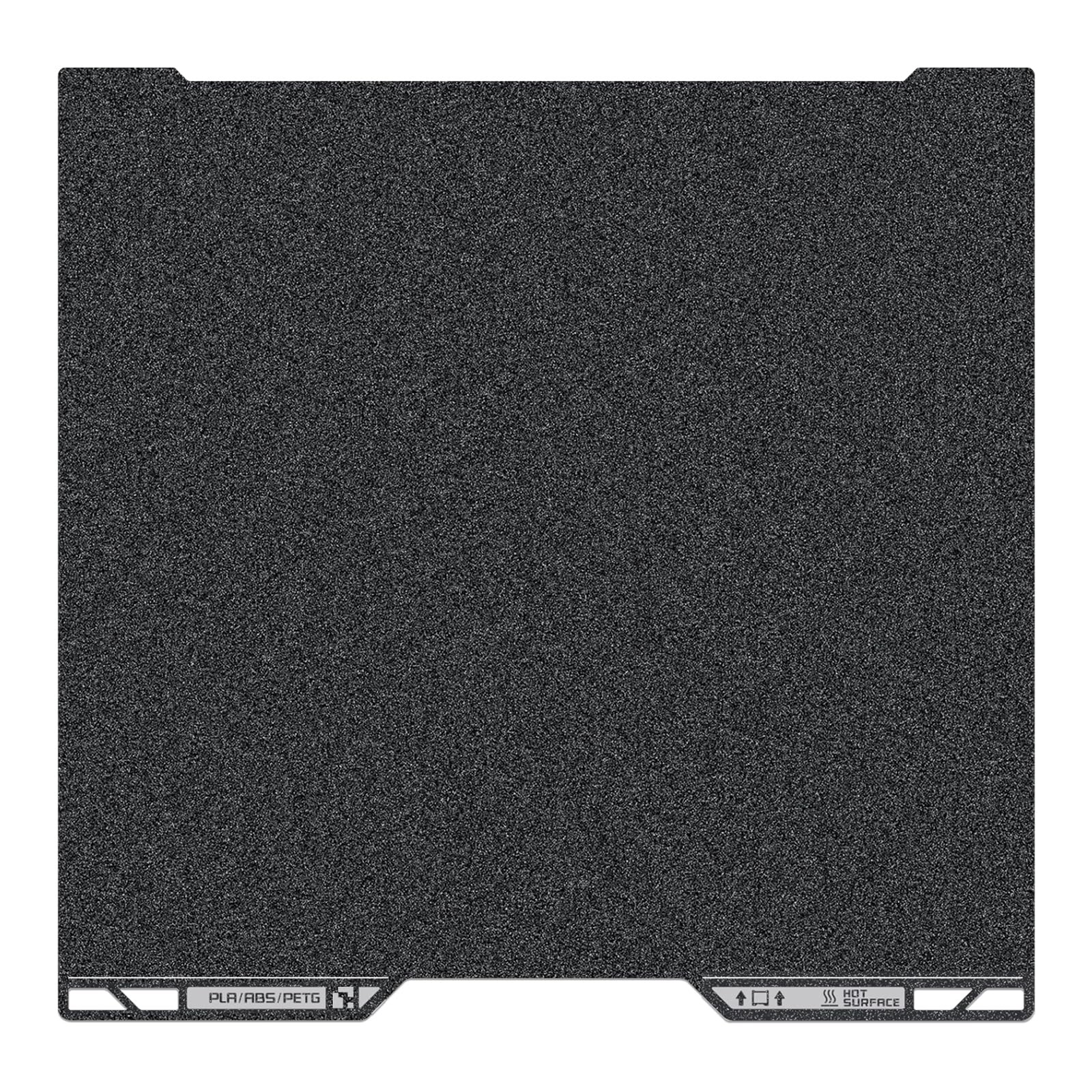 HIKUDIY 355x346mm Black PEI Double Side Build Plate for Bambu Lab H2S/H2D, 3D...