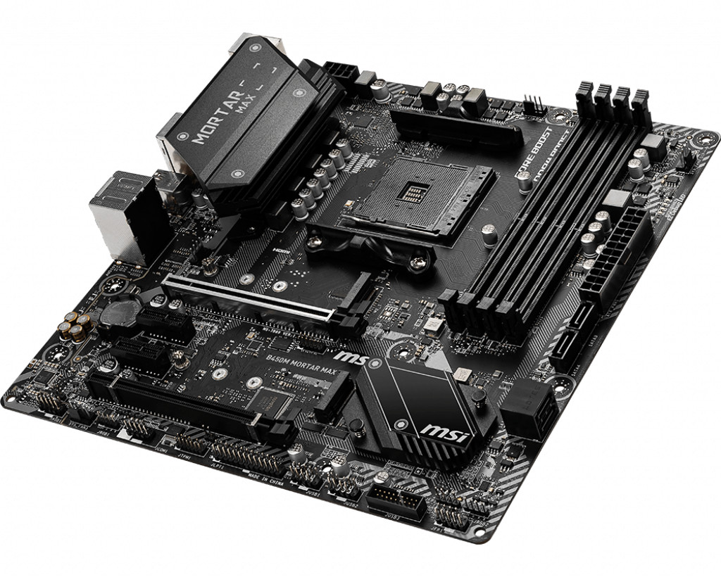 MSI B450M MORTAR MAX Motherboard Socket AM4 DDR4 ATX Mainboard