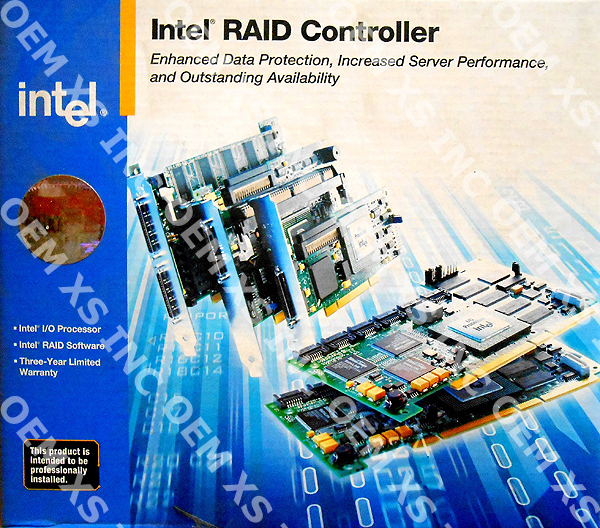 Intel SRCU41L RAID Controller Low-Profile, 320mb/s Intel 332 New Retail Box