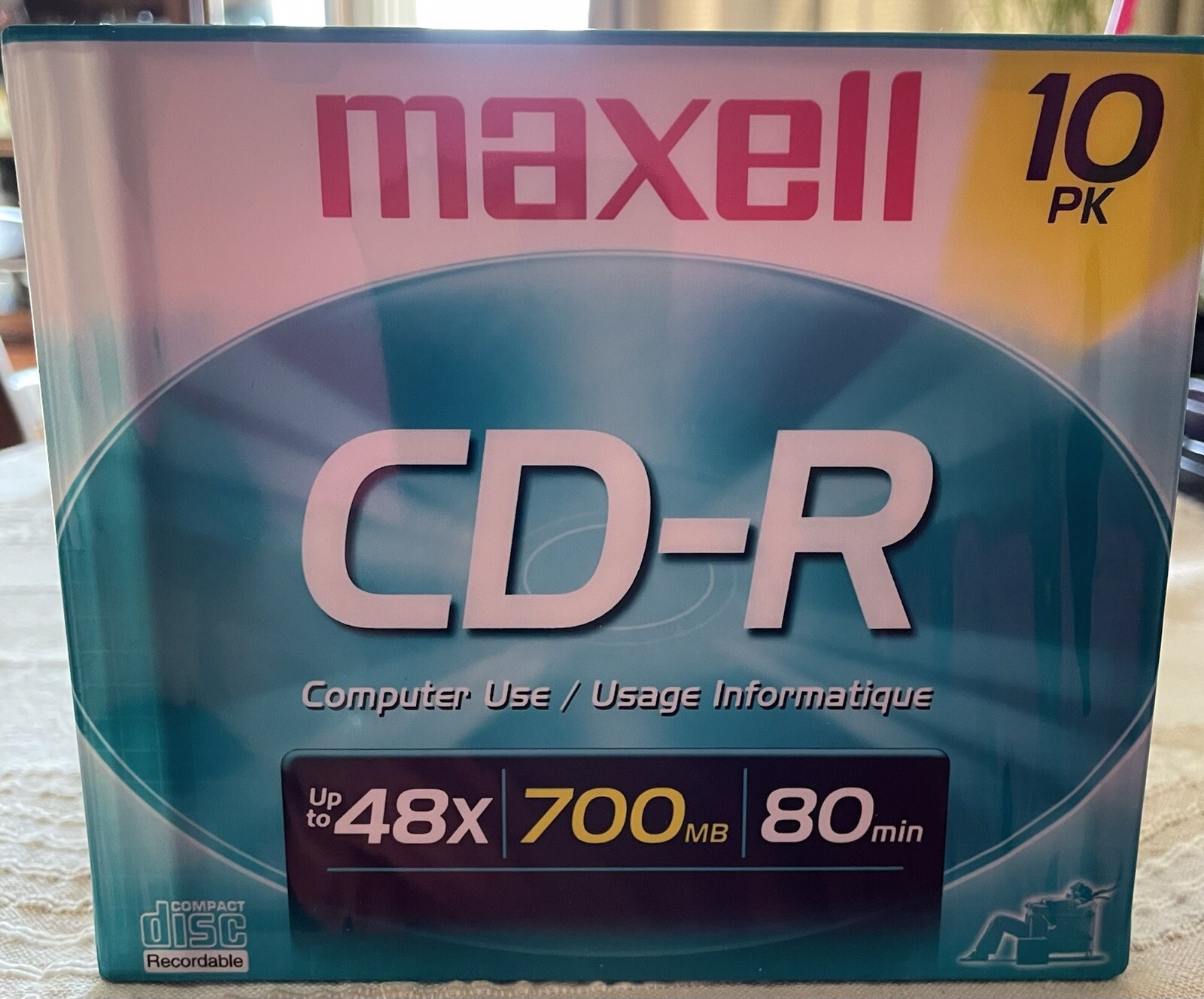 Maxwell 10pk CD-R 700MB, 80 Min. Compact Disc Recordable