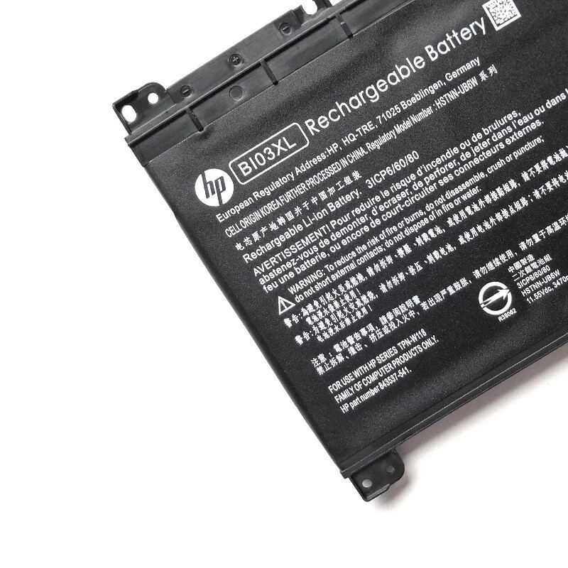 Genuine BI03XL  NEW Battery For HP Pavilion X360 13-U 844203-850 844203-855 US