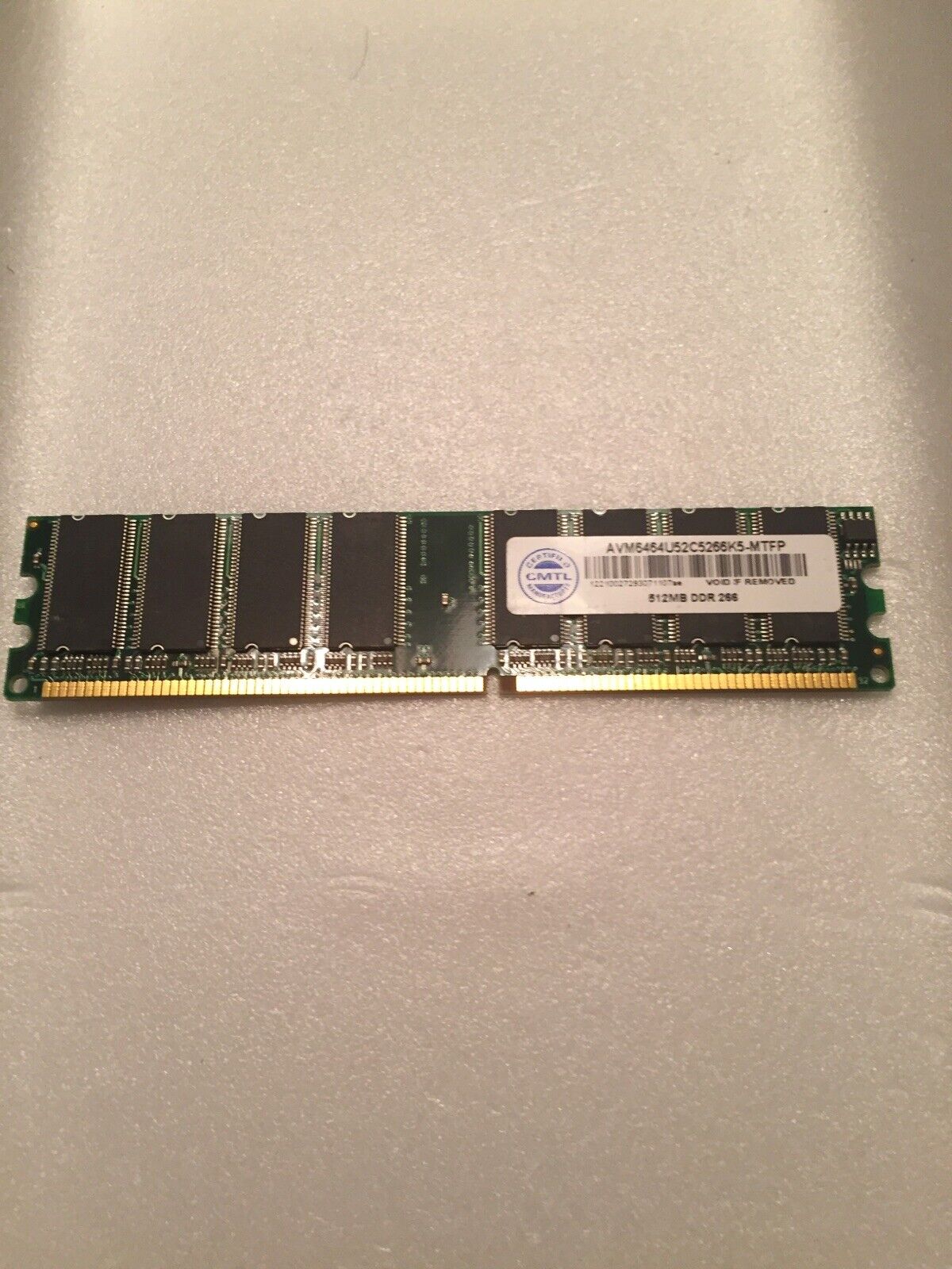 CMTL 512 MB DIMM 266 MHz DDR SDRAM Memory