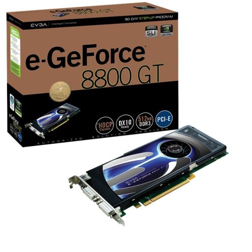 EVGA 512-P3-N802-AR e-GeForce 8800 GT 512 MB DDR3 Superclocked Editio