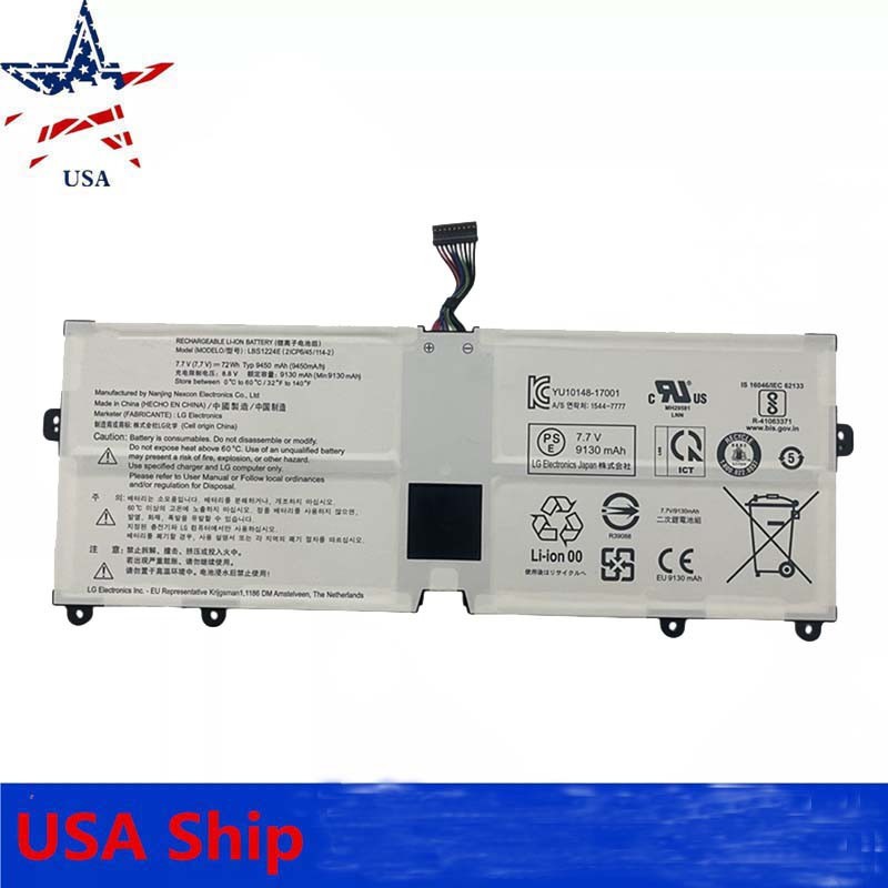 7.7V 72Wh Battery LBS1224E LBR1223E  for LG Gram 13Z980 14Z980 15Z980 13Z980-A