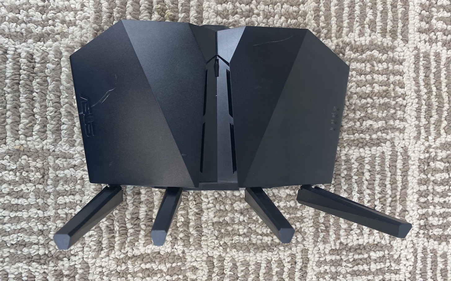 ASUS RT-AX82U AX5400 WiFi 6 Gaming Router 4-Port For Parts Untested
