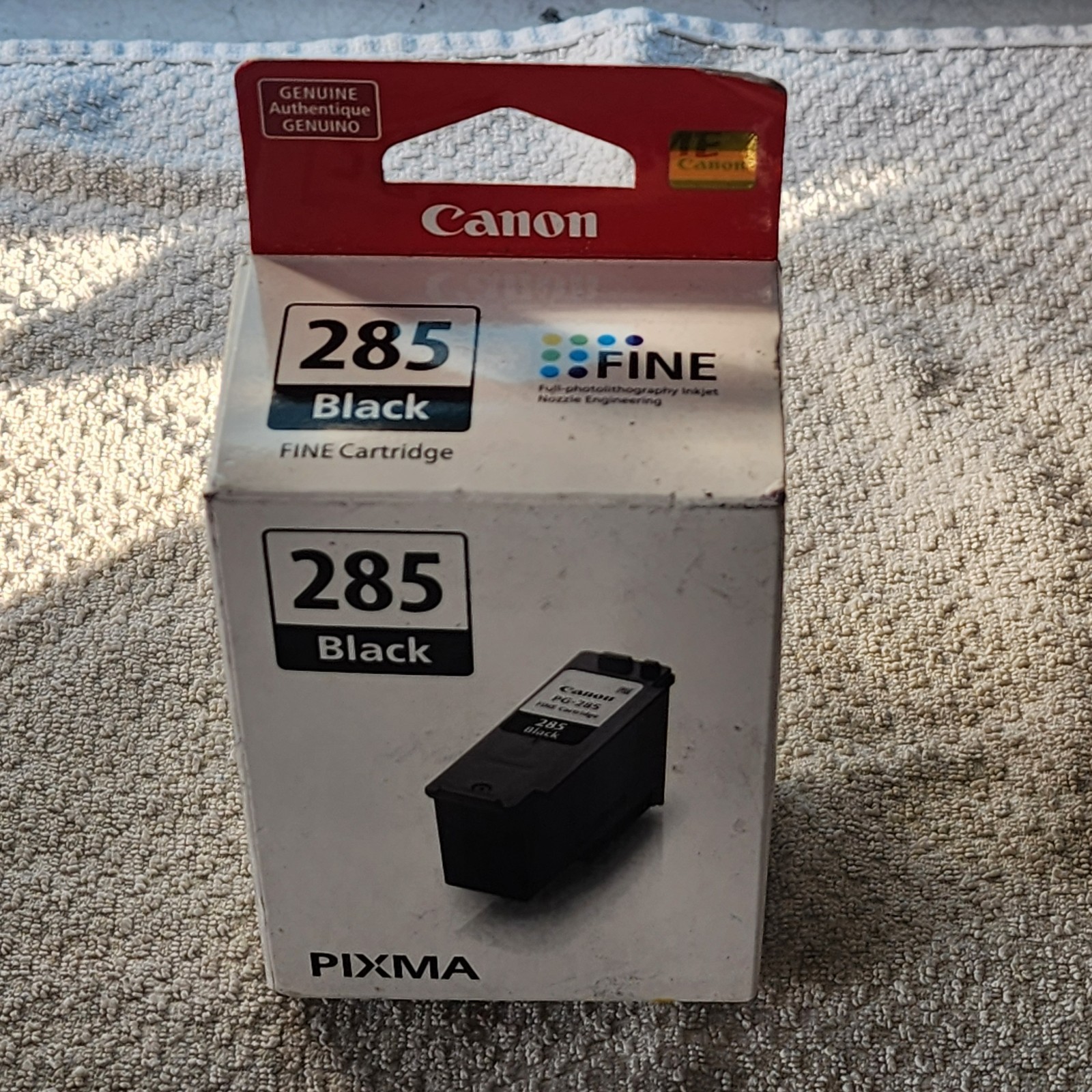 Canon Pixma 285 Black Ink Cartridge Genuine New Sealed Box
