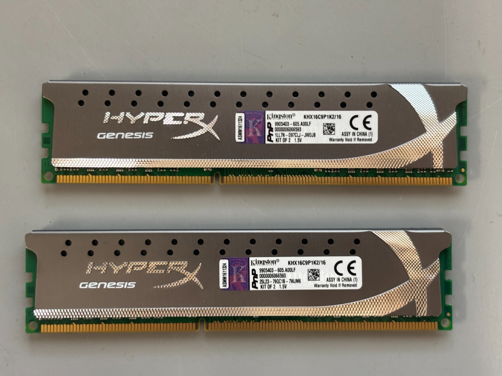 Kingston HyperX Genesis 16GB (2x8GB) DDR3-1600 CL9 Desktop Memory Kit