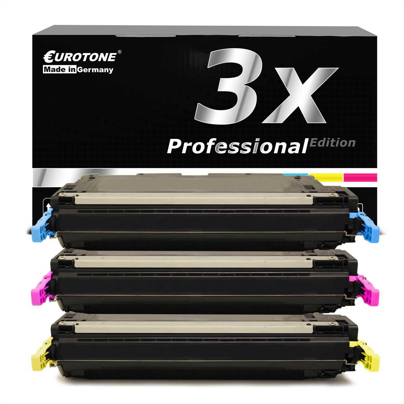 3X Eurotone PRO Cartridge For HP Color LaserJet 5550-N 5550-DN 5500-DN 5550-DTN