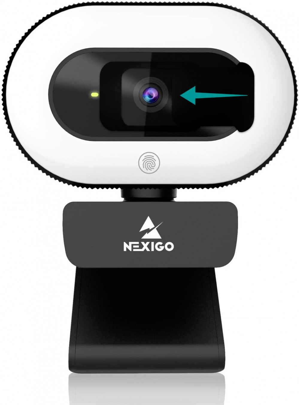 NexiGo StreamCam N930E with Software, 1080P Webcam Ring Light and...