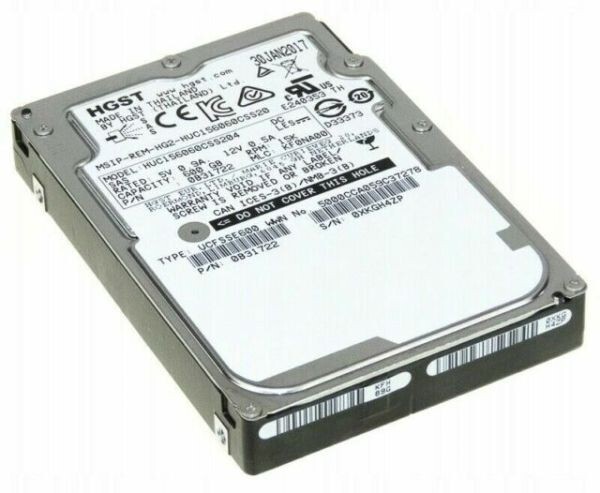 600GB 15k SAS 2.5 Server Drive 12Gb/s Mix Brands HUC156060CSS200