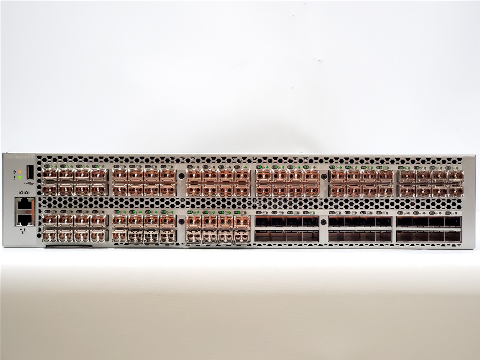 HPE SN6500B / BROCADE 6520 | 72-PORT ACTIVE | 8GB SFPs | C8R42A | TESTED / RESET