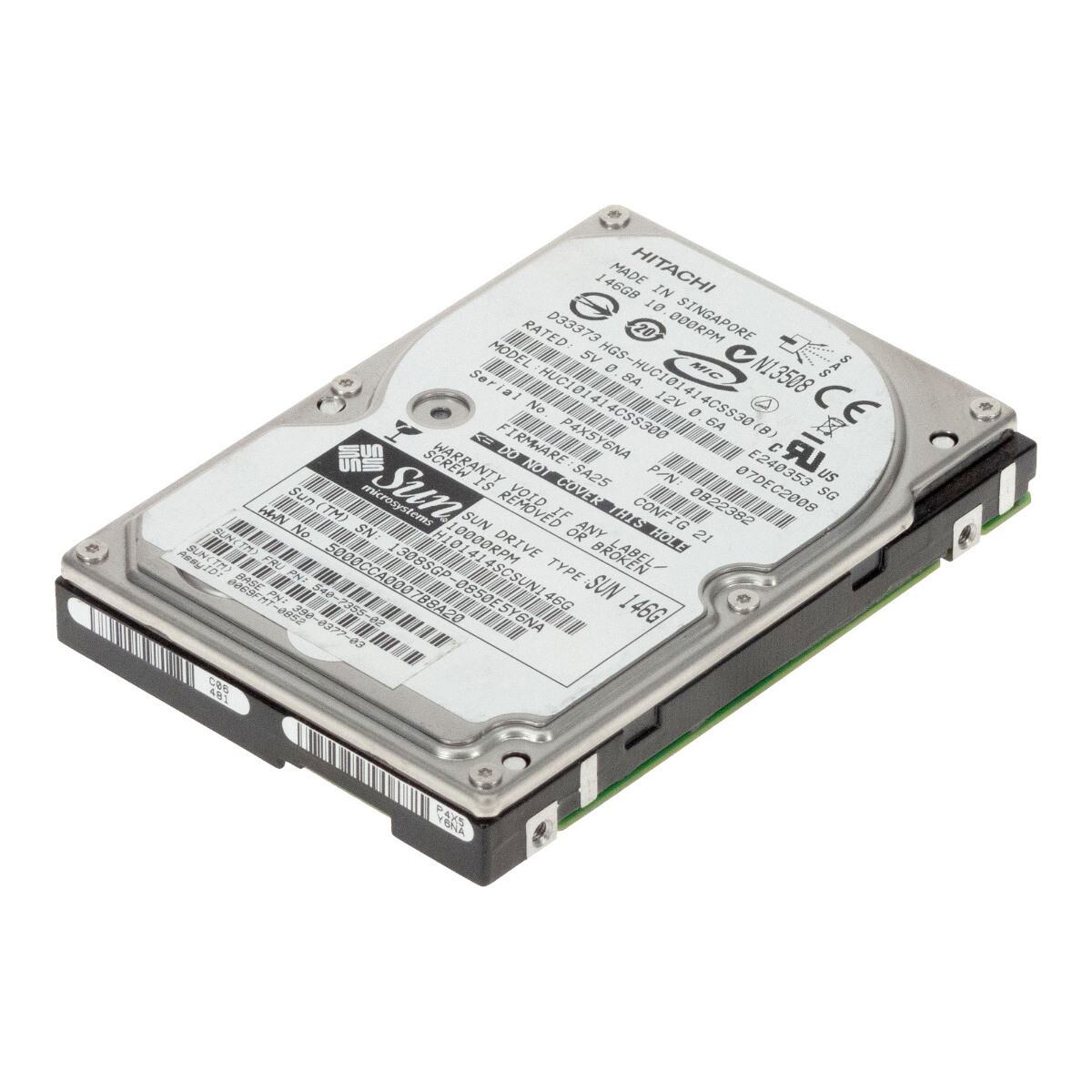 HARD DRIVE SUN 540-7355-02 HUC101414CSS300 146GB 10K SAS 2.5'' 
