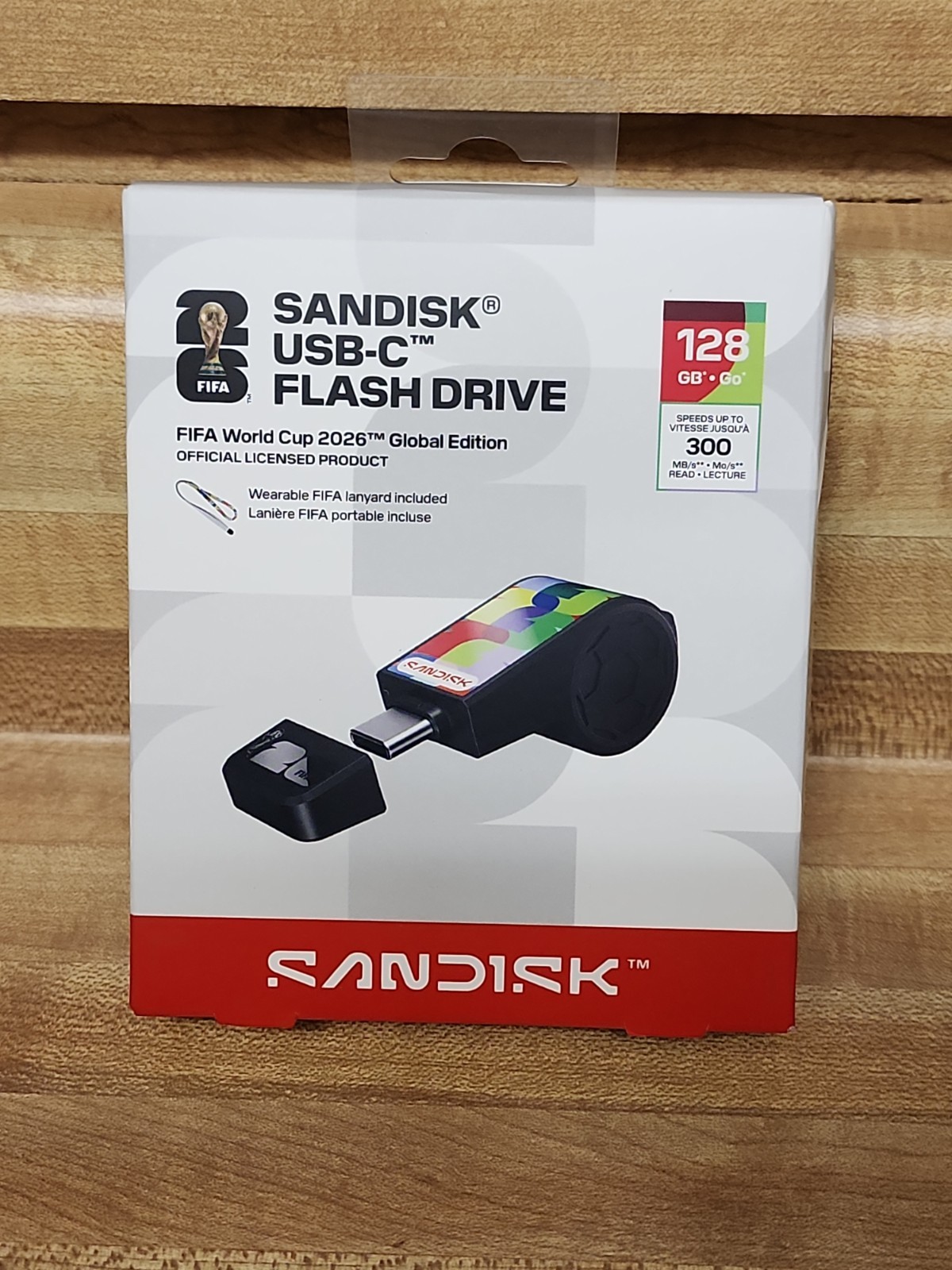 SanDisk USB-C Flash Drive: FIFA World Cup 2026™ 128GB Global Edition
