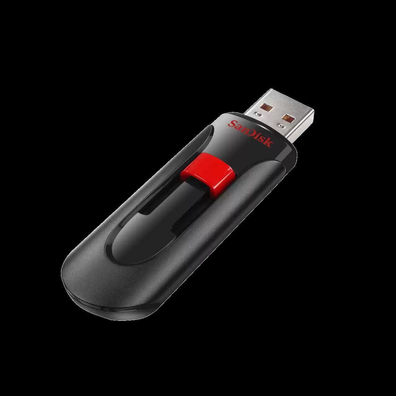 SanDisk 32GB Cruzer Glide USB 2.0 Flash Drive, Black - SDCZ60-032G-B35