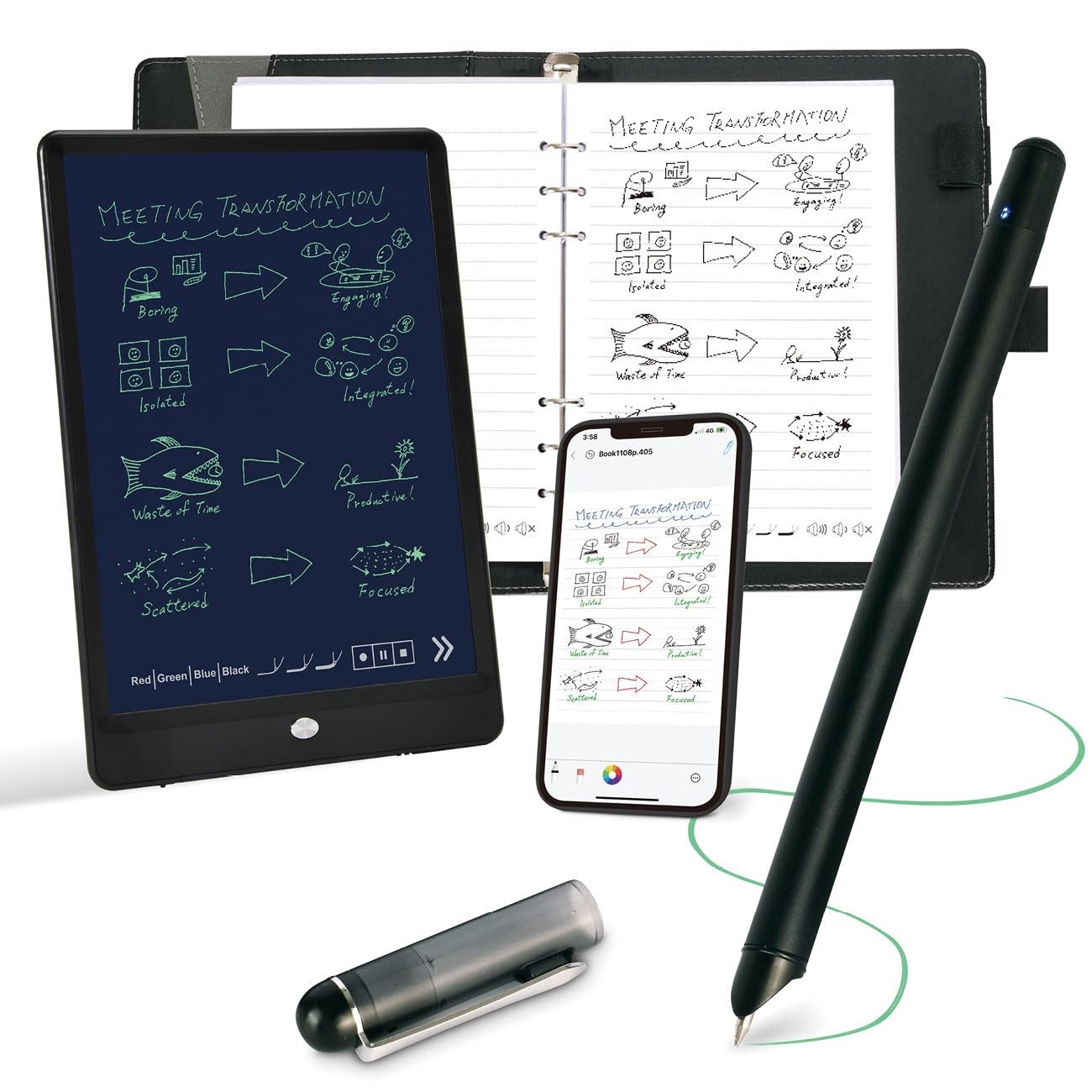 Smart Pen & Smart Digital Notebook| Real-time Mobile Sync
