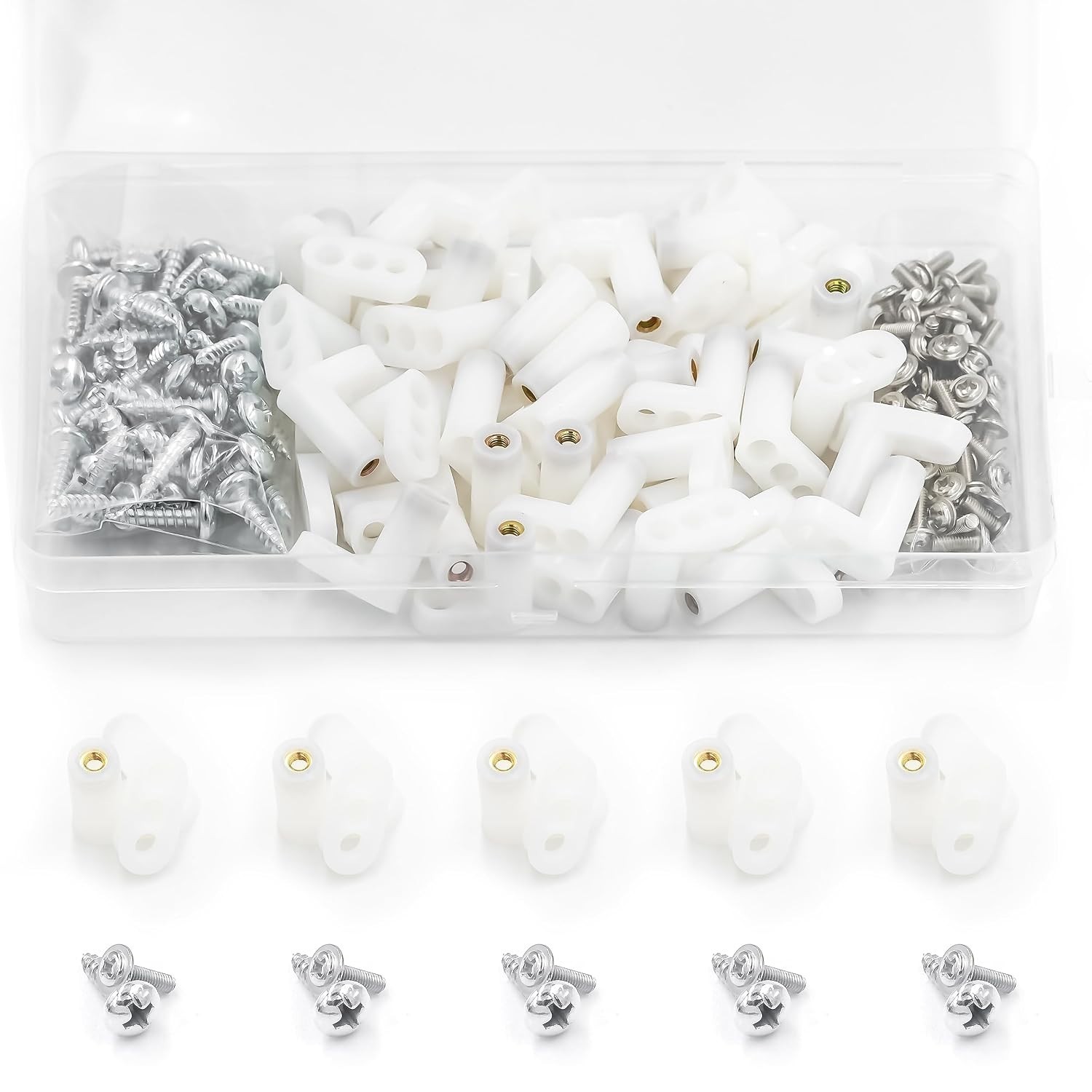 50 PCS Circuit Board Plastic Standoffs Mounting Hardware Motherboard Standoff