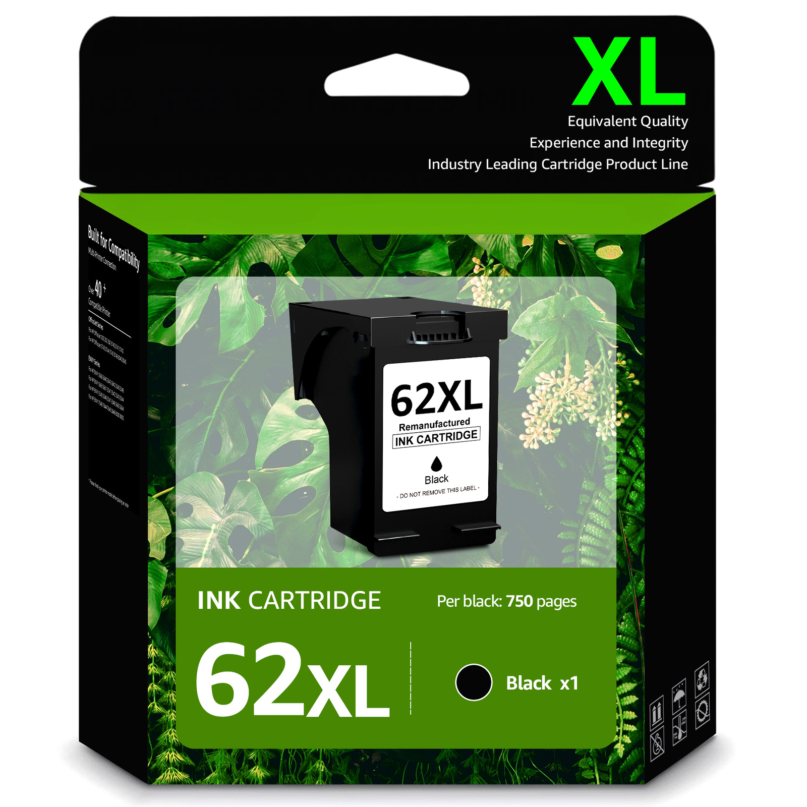 62XL Ink Cartridges Combo for HP 62 Ink Cartridges Combo for HP 62XXL High Yield