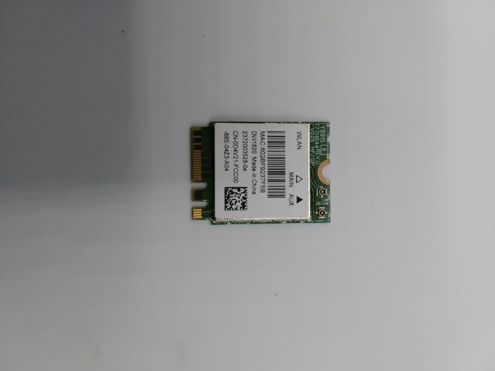 Dell DW1820A WLAN WiFi Wireless Mini Card Module 8PKF4 08PKF4 CN-08PKF4 WR2226G