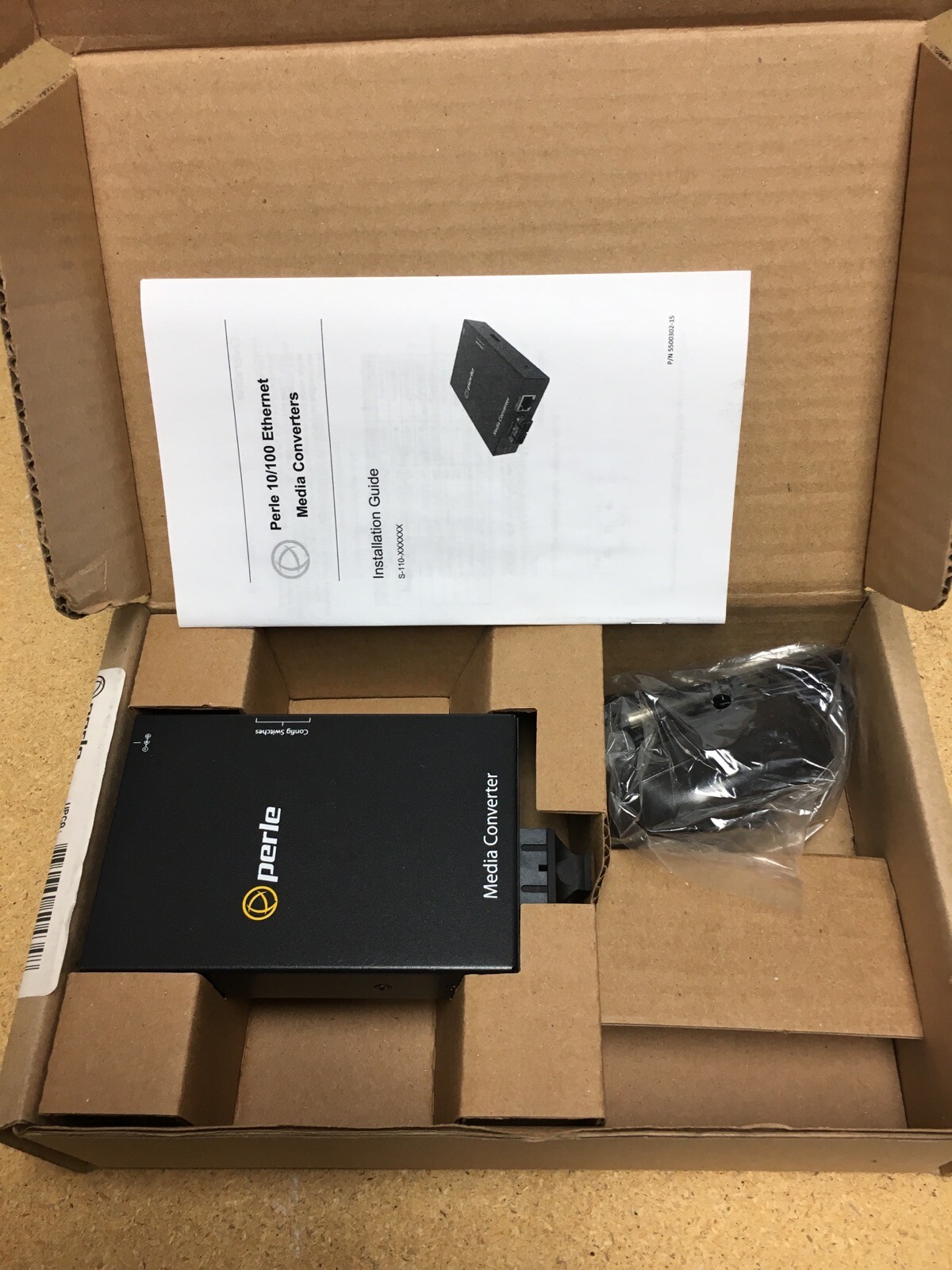 PERLE SYSTEMS 05050434 S-110-S2Sc20 Media Converter NIB
