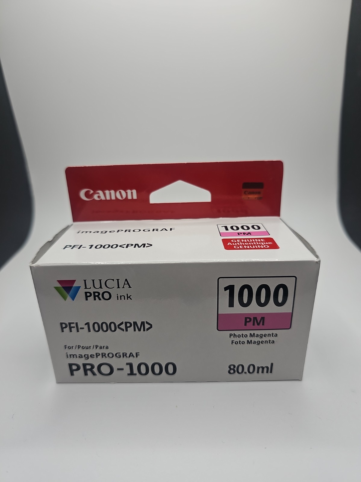 Canon LUCIA PRO PFI-1000 Original Ink Cartridge - Photo Magenta (0551c002)