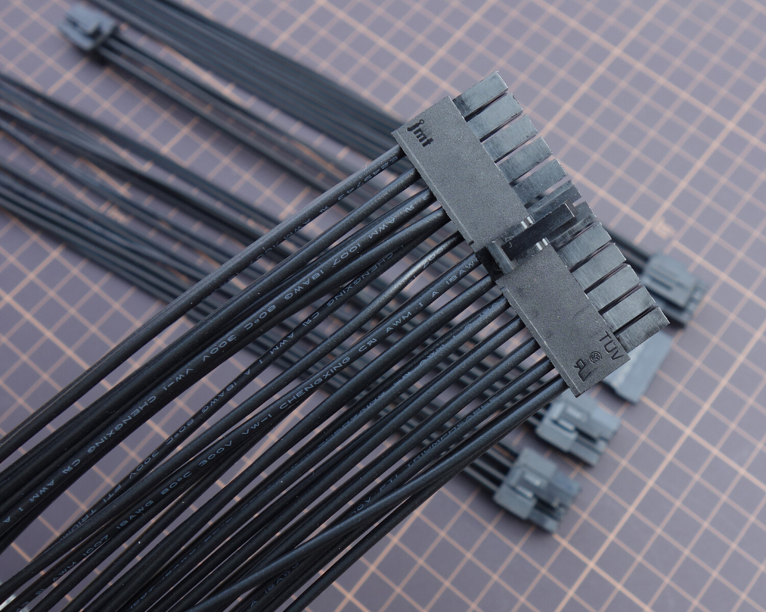 Custom Unsleeved SFX Cable kit Short For SHINY SNAKE L300 SFF ITX CASE Corsair