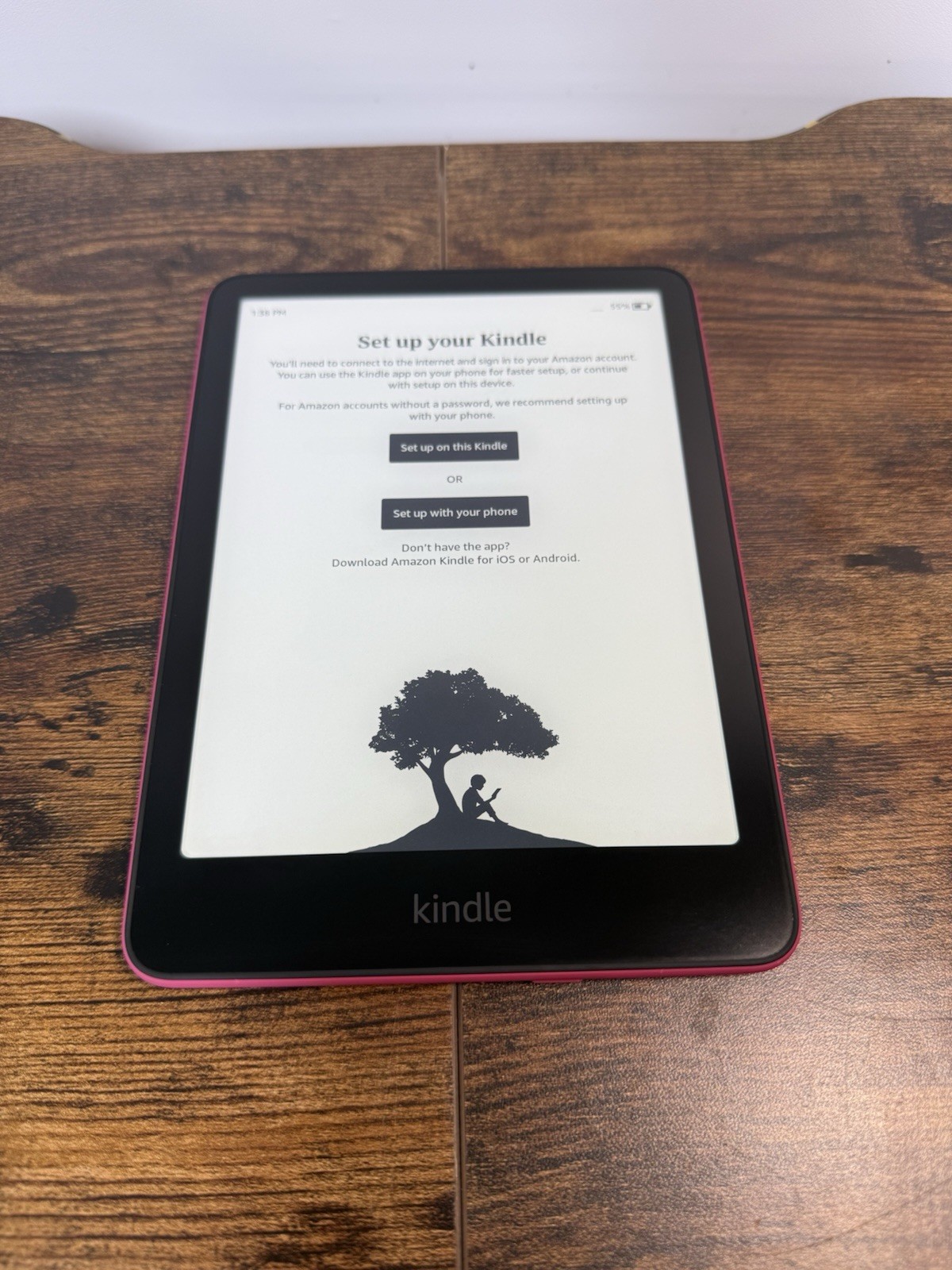 Amazon Kindle Paperwhite Signature Edition (12th Gen) SA569P - 32GB - Raspberry