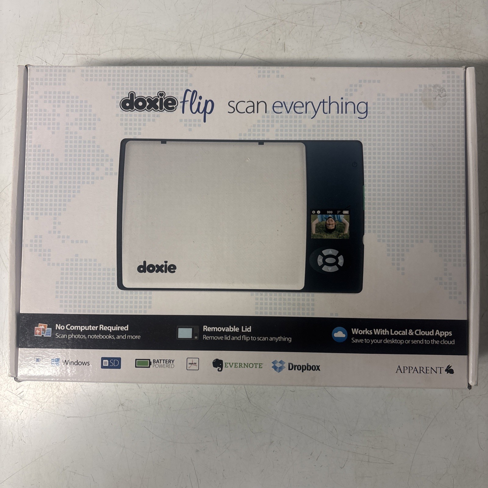 Doxie Flip DX70 | Cordless Mobile Flatbed Mini Scanner