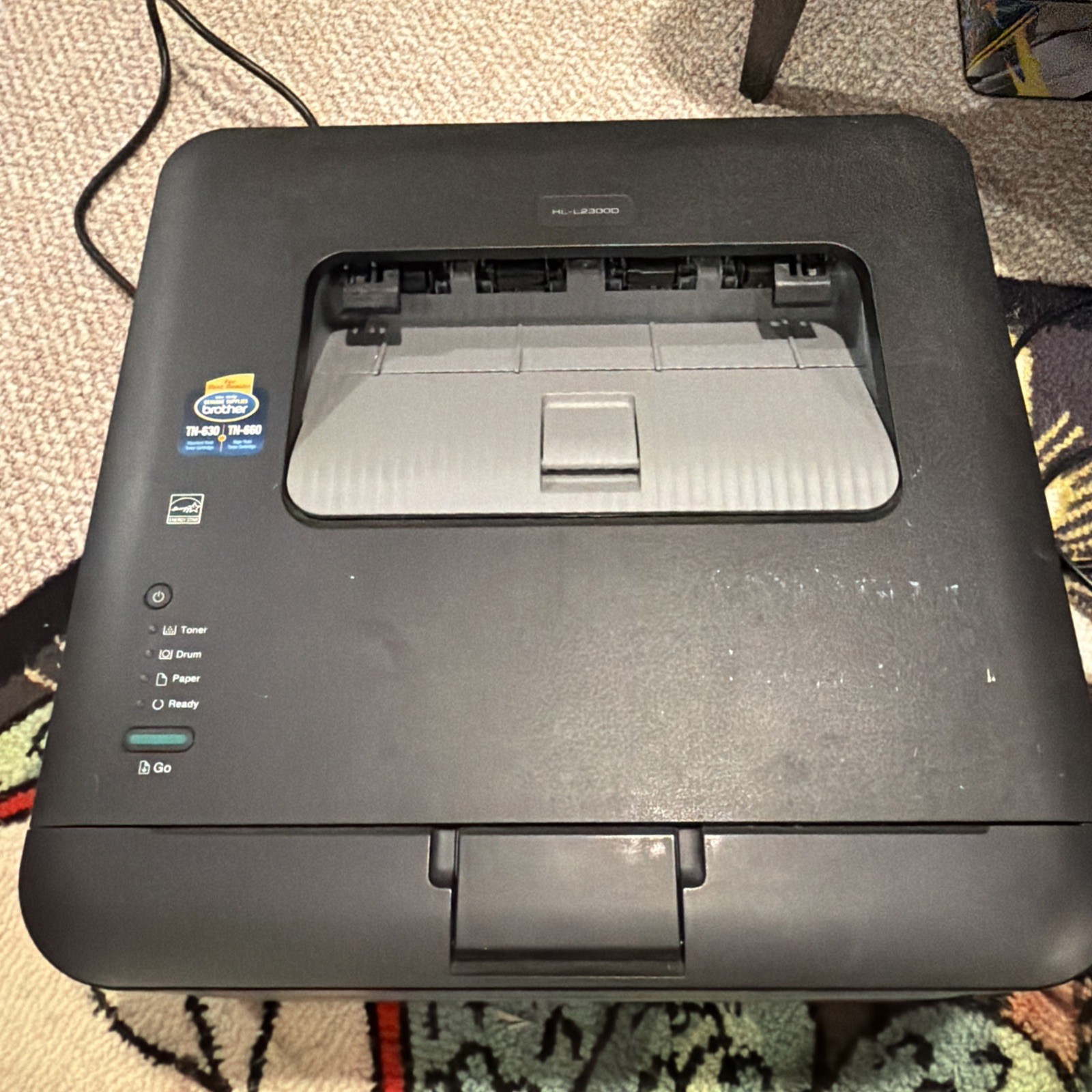 Brother HL-L2300D Monochrome Laser Printer W/ Toner