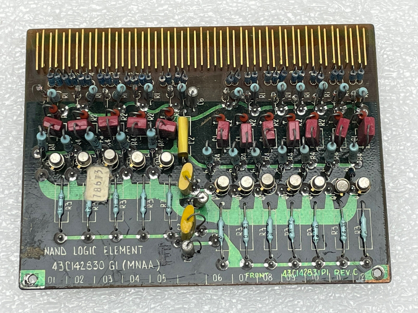 VTG 1960/70's IBM RESEARCH GE LOGIC PC BOARD (A)