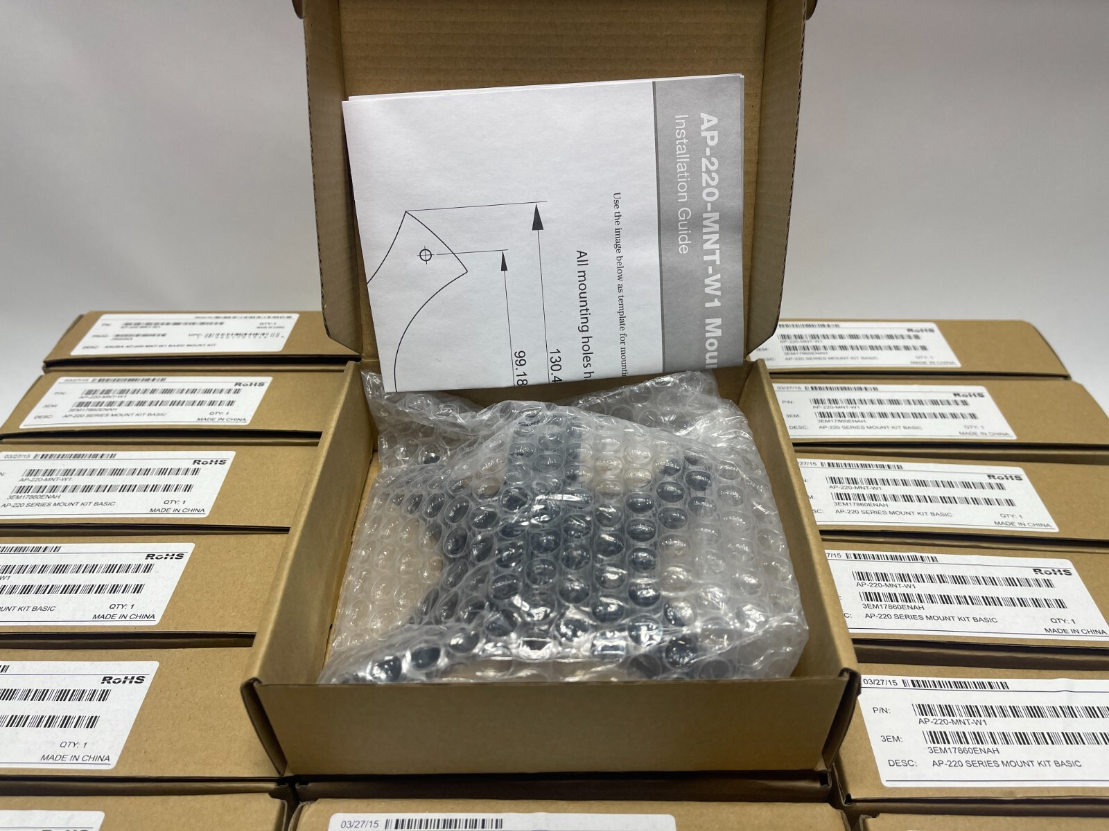 Aruba AP220 & AP300 Wall/Ceiling Mount Kit, AP-220-MNT-W1 **OPEN BOX**
