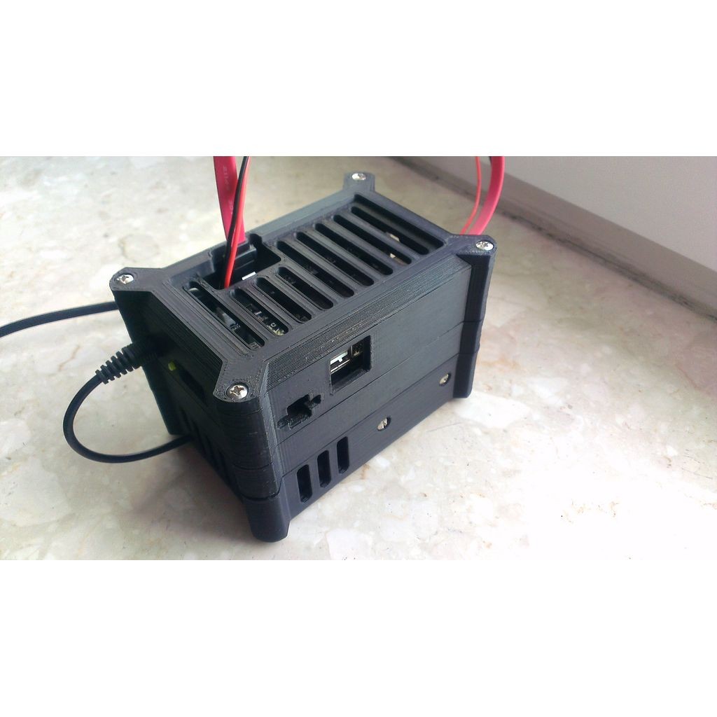 Cubieboard Tower Case - Power Supply Unit Addon 3D-Printed
