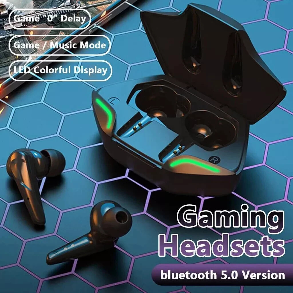 Bluetooth Headset G11 PC Gaming TWS Low latency Gamer Earphone Full Bass
