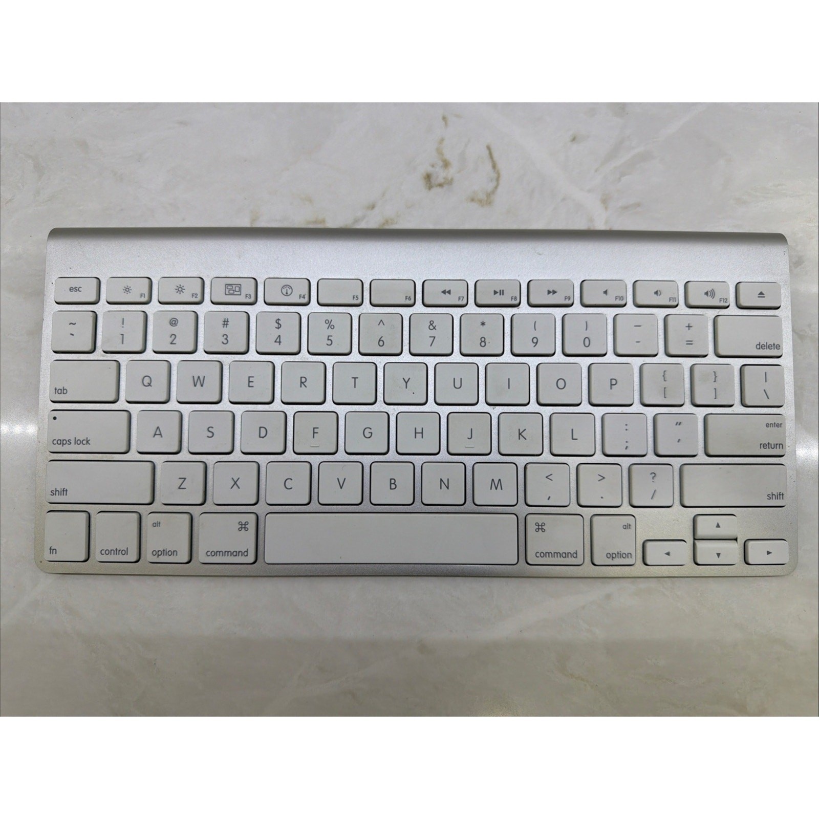 Apple A1314 Wireless Bluetooth Keyboard Slim Aluminum Mac iMac MacBook Tested