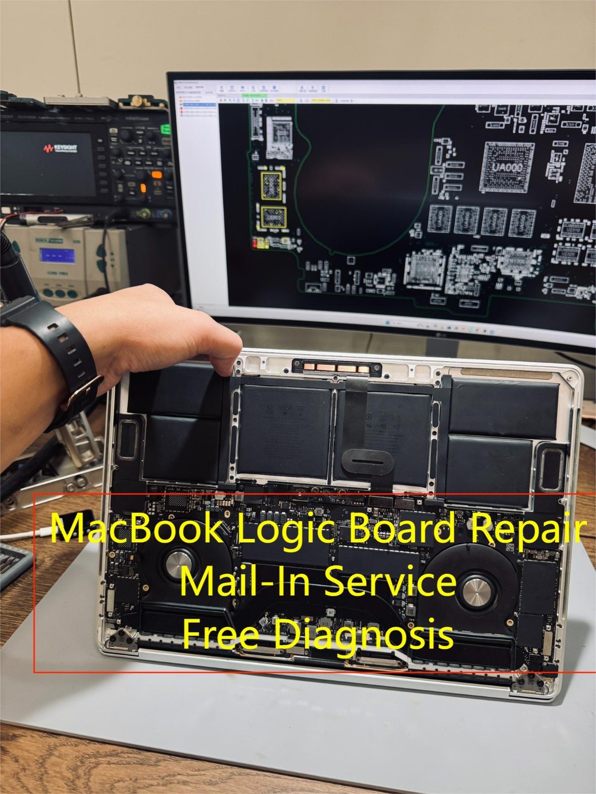 MacBook Pro  13"14" 15" 16" Logic Board Motherboard Repair Service No fix No fee
