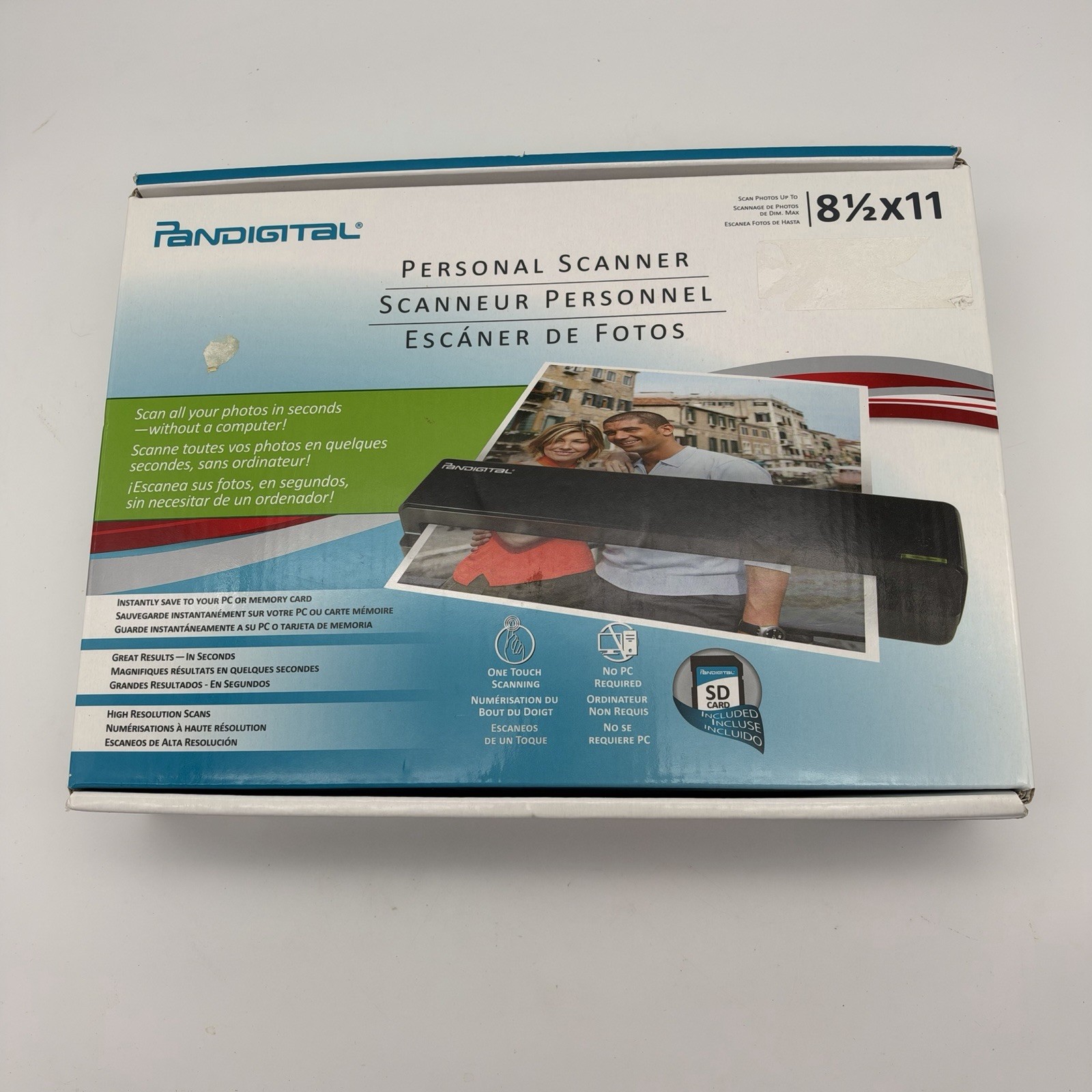 Pandigital Personal Photo Scanner/Converter PANSCN06 No PC Required W/ SD Card