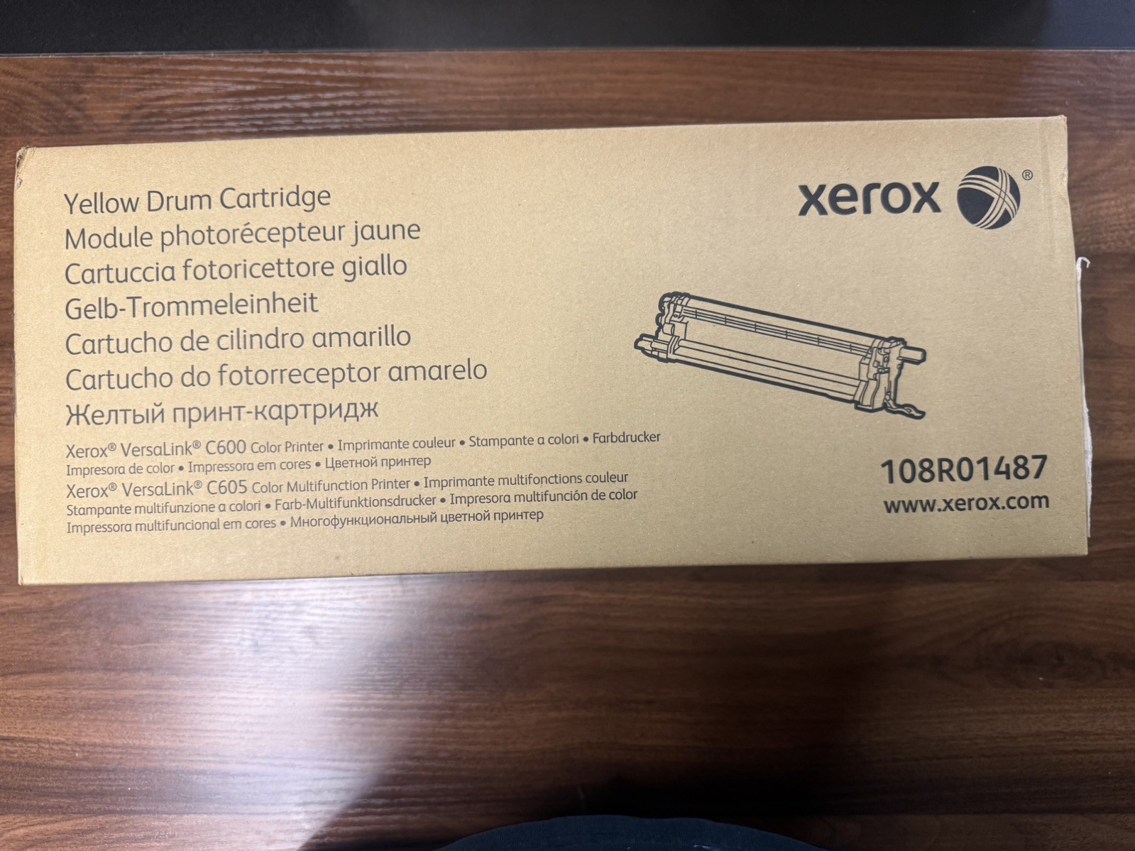 Genuine Xerox 108R01487 Yellow Drum Cartridge  DD