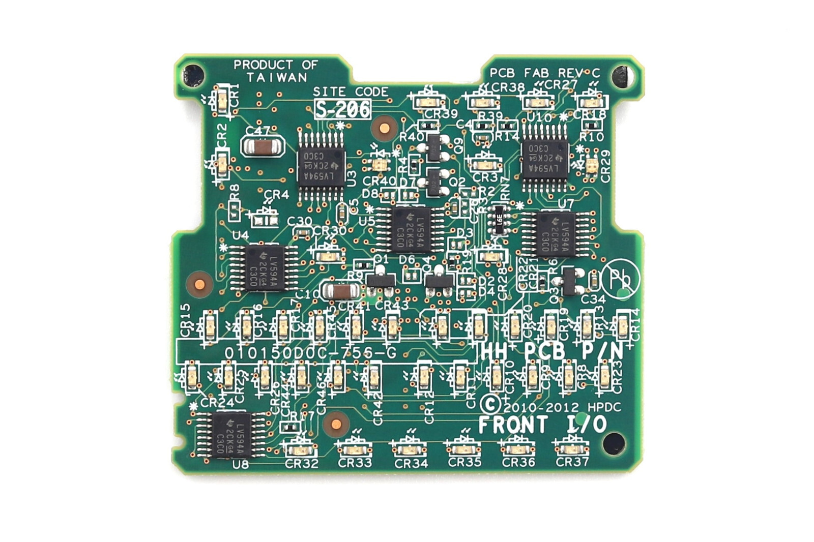 HP ProLiant DL380P G8 Server Diagnostic Board P/N: 622220-002 Tested Working