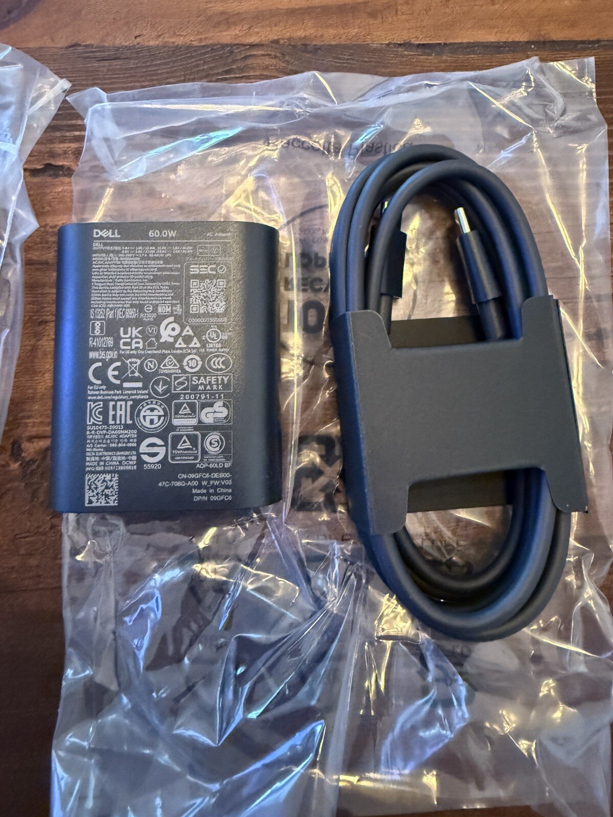 Dell 60W GaN Power Charger 20V 3A Laptop Adapter USB-C Cord For XPS 13 Plus 9320