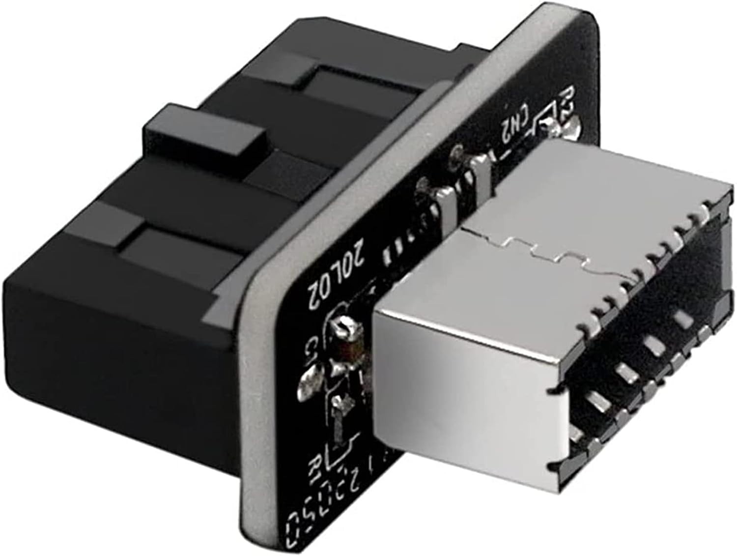 USB Front Panel Adapter Vertical 3.1 Type E to 3.0 19/20Pin Header Converter