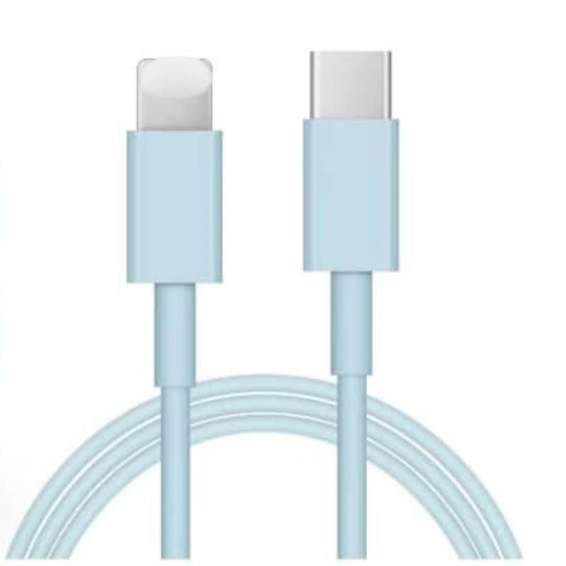 3.3ft USB-C to Phone Fast Charging Cable PD Charger Cord Multi Color 14 13 12 11