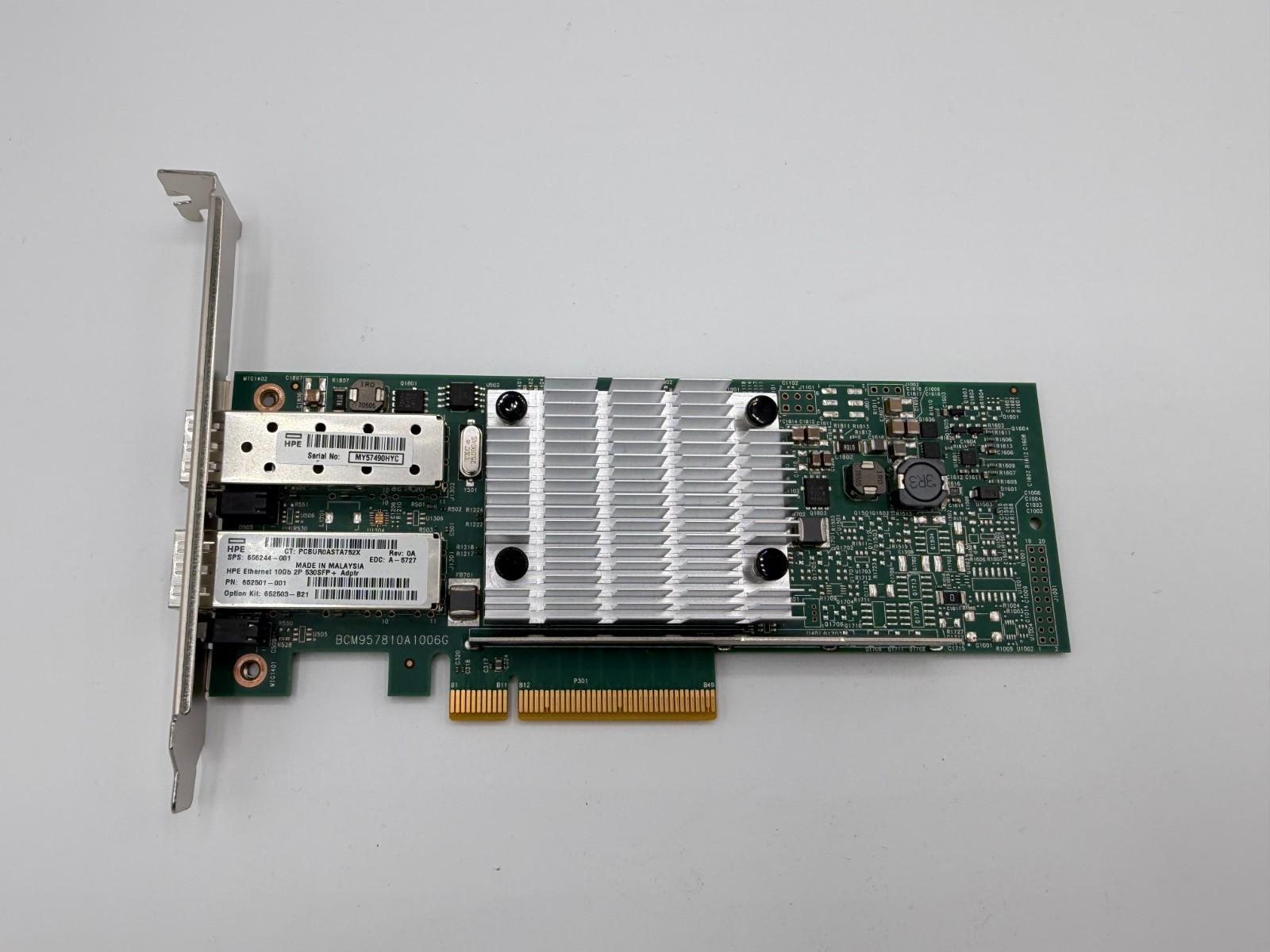 HPE Ethernet 10Gb 2-Port 530SFP+ Adapter 652503-B21 652501-001 656244-001