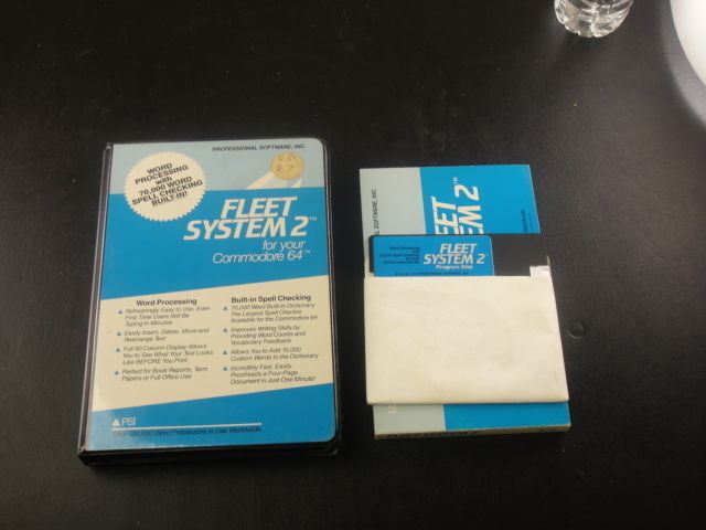 FLEET SYSTEM 2 WORD PROCESSING W/Spell Check for Commodore 64