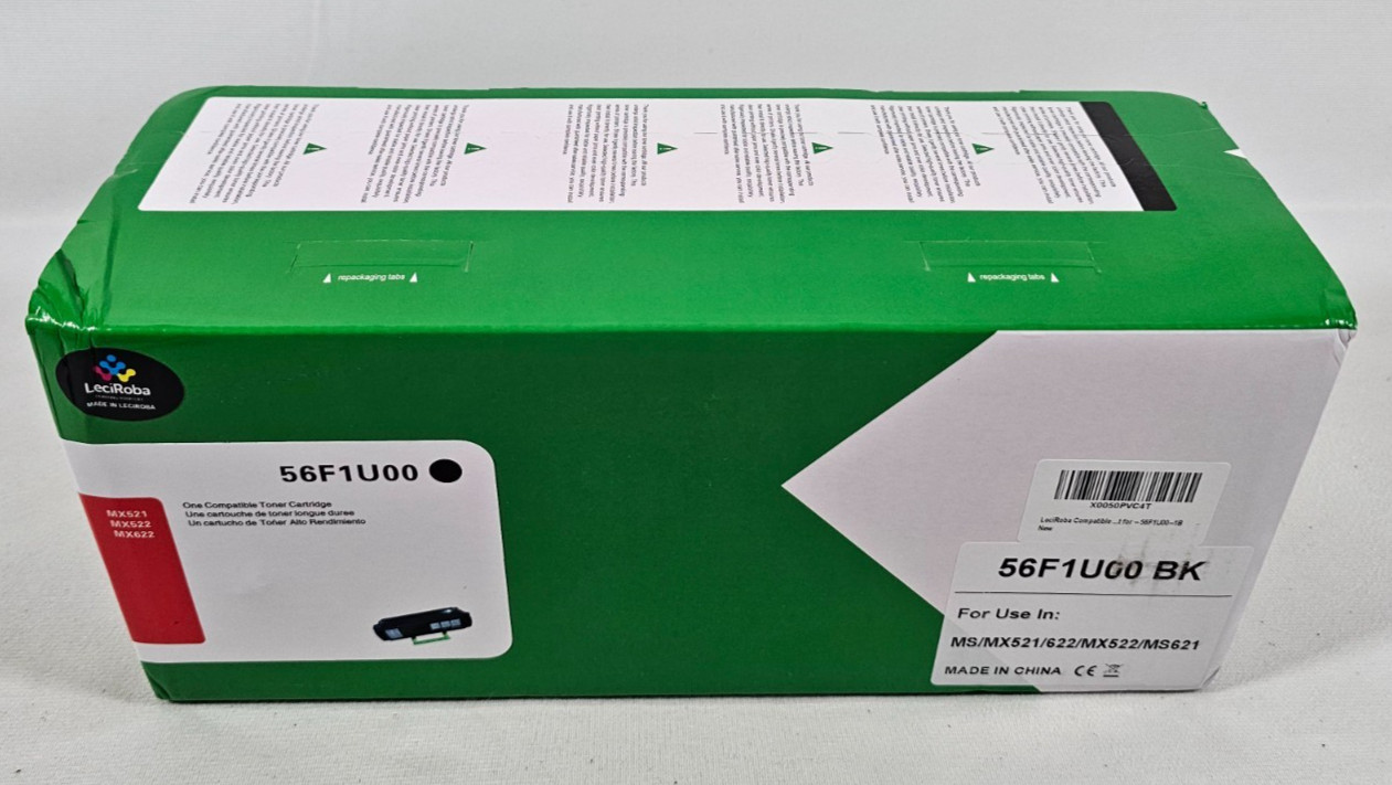 For Lexmark 56F1U00 56F0U0G 1x Toner Cartridges Black 56F0UA0 56F1U0E 56F1H00