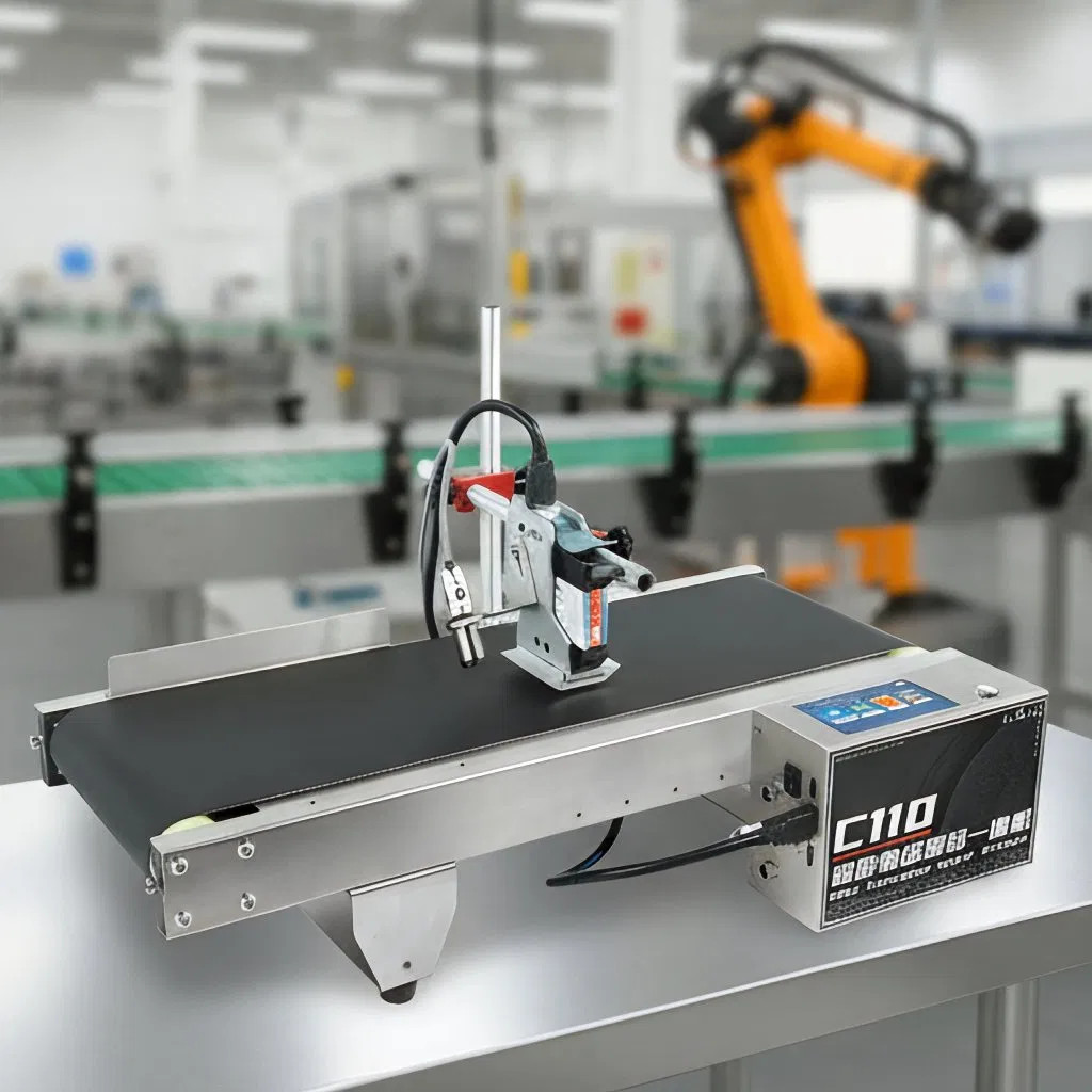 C110 High-Speed Mini Conveyor Inkjet Printer for Industrial Use