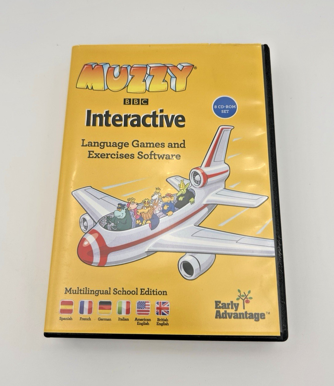 Muzzy Interactive 8 CD-ROM Set BBC Language Games Multilingual Edition Level 1